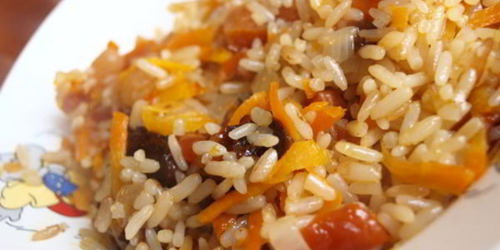Рецепт плов детский с сухофруктами
