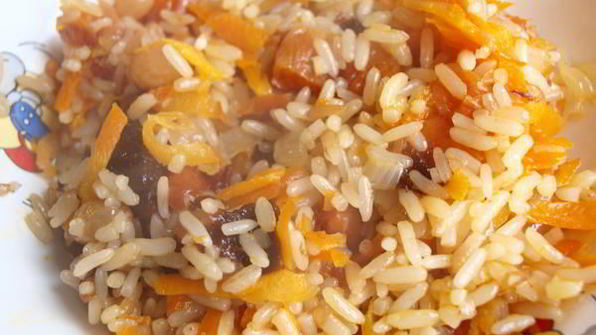 плов детский с сухофруктами