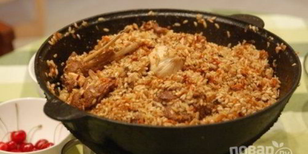Рецепт плов из говядины в казане