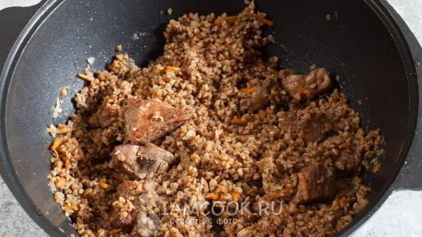 плов из гречки с бараниной