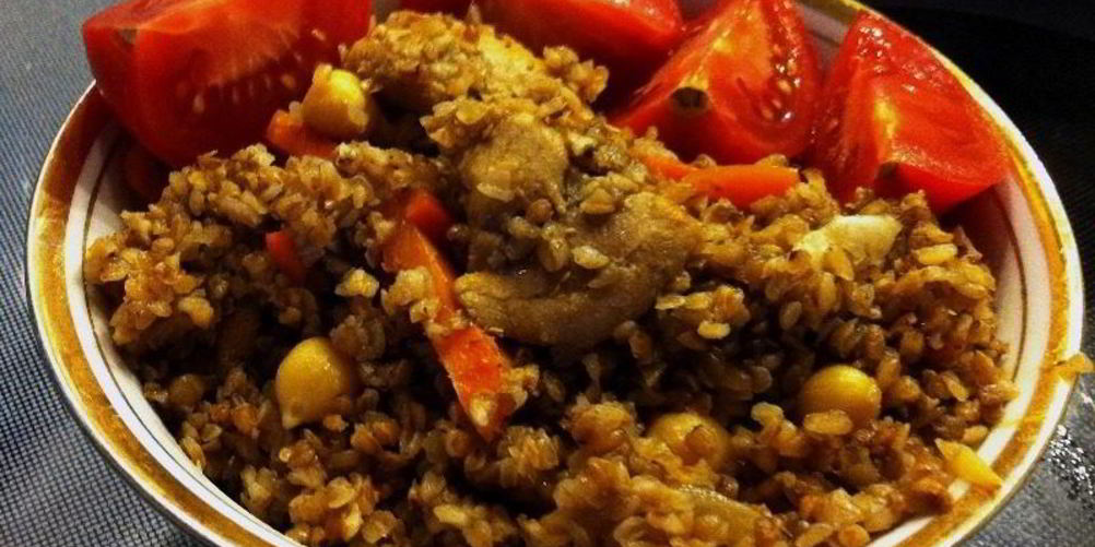 Рецепт плов из гречки с курицей