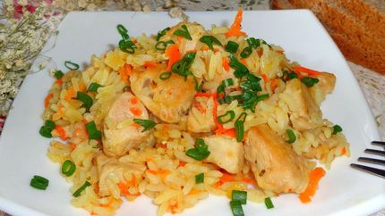 Плов из индейки