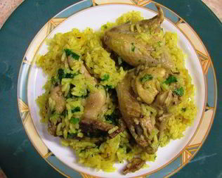 Плов из куриных крылышек