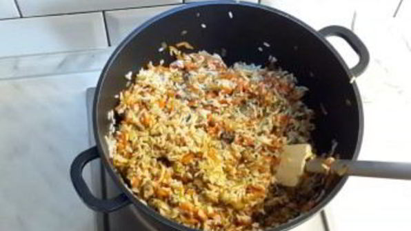 плов из мидий