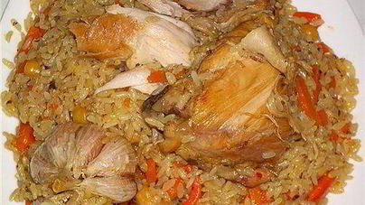 Плов из окорочков