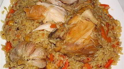 Плов из окорочков