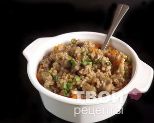 Плов из пшеницы с говядиной