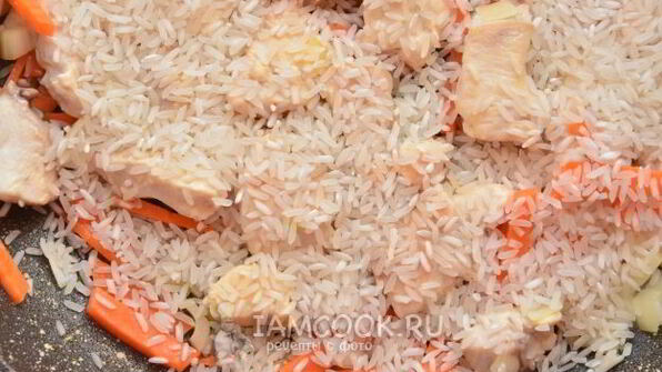 плов по-азербайджански с курицей