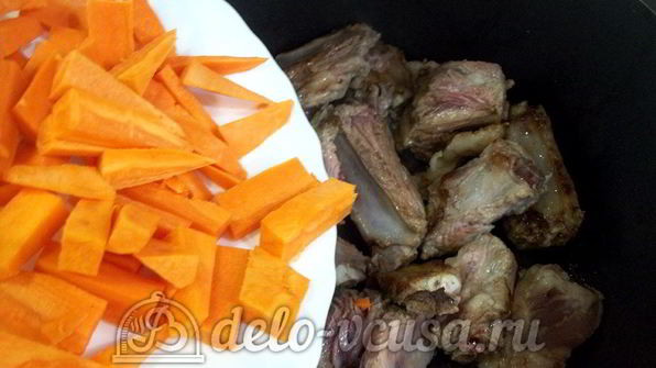 плов по-домашнему со свиными ребрами