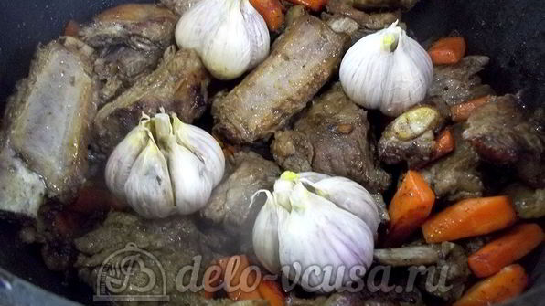 плов по-домашнему со свиными ребрами