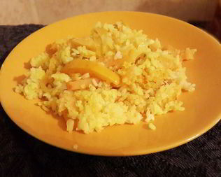 Плов с айвой