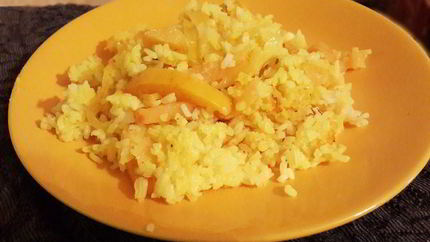 Плов с айвой