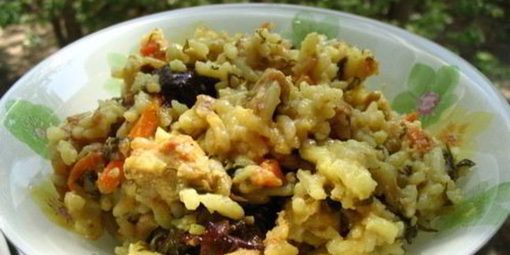 Рецепт плов с черносливом и курицей