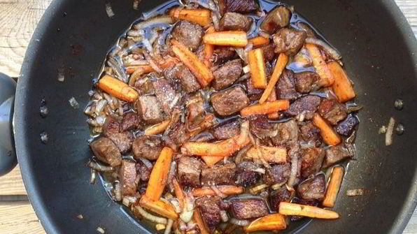 плов с говядиной и рисом девзира