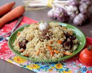 Плов с говядиной в мультиварке