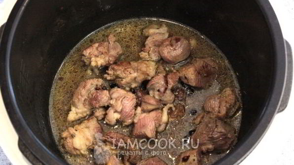 плов с говядиной в мультиварке