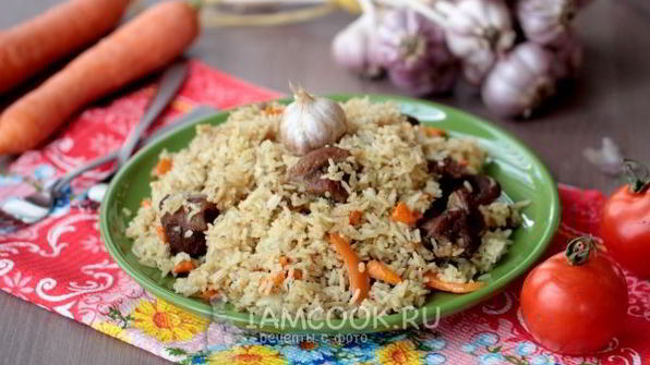 плов с говядиной в мультиварке