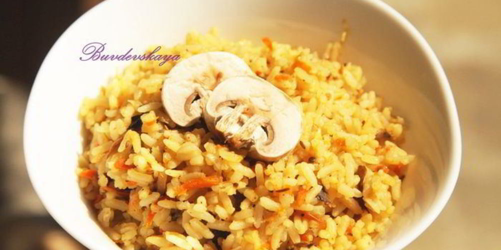 Рецепт плов с грибами в мультиварке