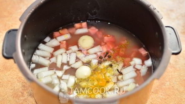 плов с куриными ножками в мультиварке