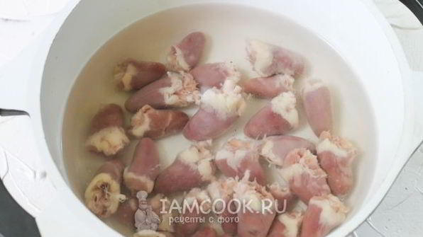 плов с куриными сердечками