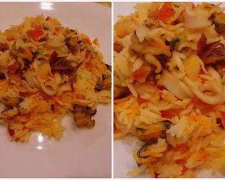 Плов с морепродуктами