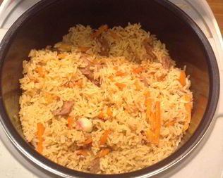 Плов с мясом в мультиварке