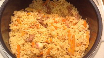 Плов с мясом в мультиварке