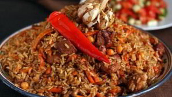 плов с нутом