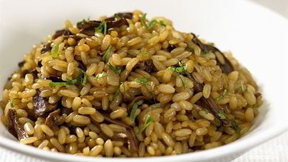 Плов с опятами