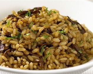 Плов с опятами