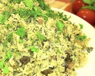 Плов с печенью