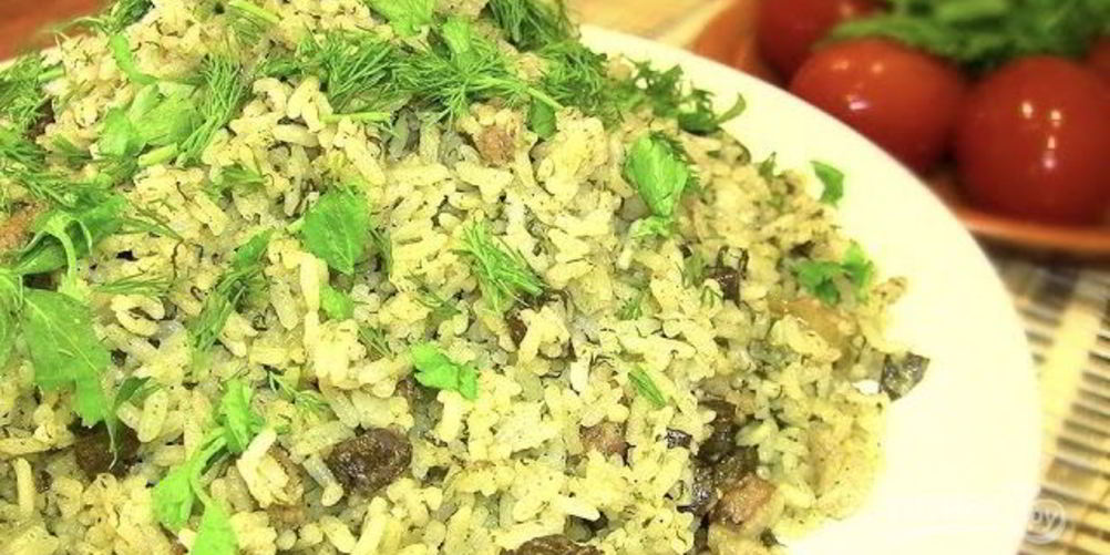 Рецепт плов с печенью