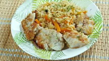 Плов с рыбой