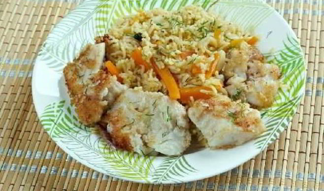 Плов с рыбой