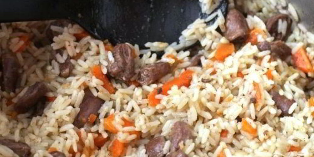 Рецепт плов с сердечками куриными