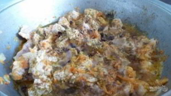 плов с тыквой и мясом