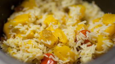 Плов с тыквой в мультиварке