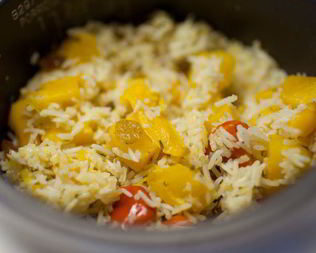 Плов с тыквой в мультиварке