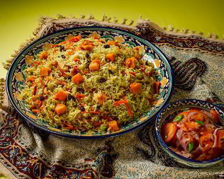 Плов с тыквой