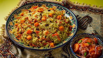 Плов с тыквой