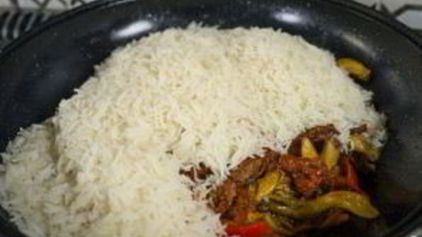 плов с вешенками