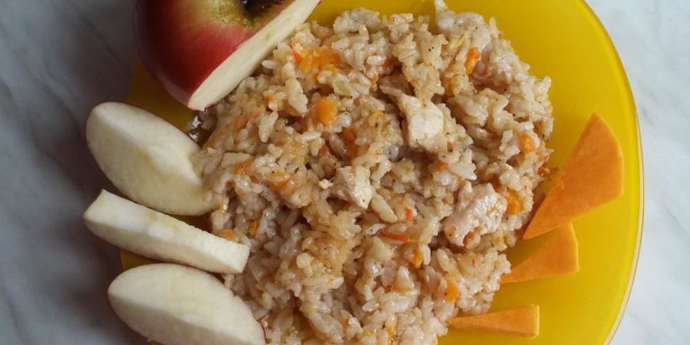 Рецепт плов с яблоками и тыквой