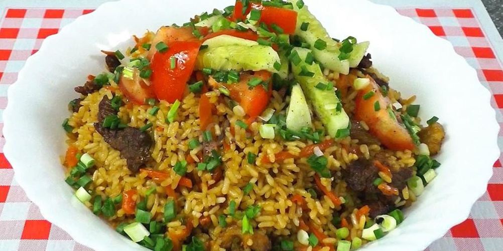 Рецепт плов в сковороде вок