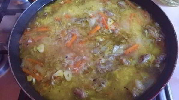 пряный плов с орехами