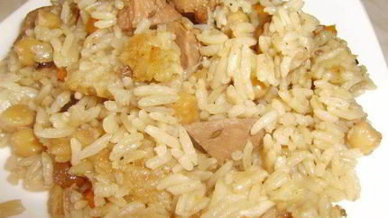 Узбекский праздничный плов