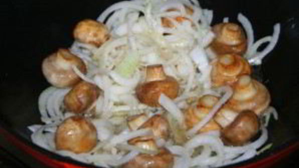 вегетарианский плов с грибами