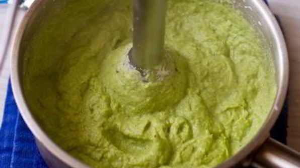 пюре из брокколи и картофеля