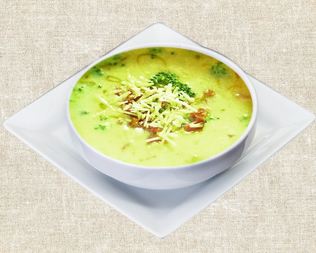 Пюре из брокколи с картофелем и сыром