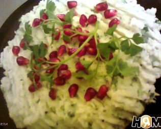 Пюре картофельное с киви