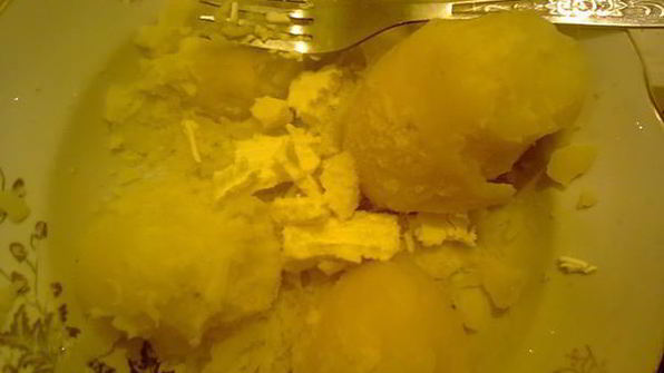 пюре картофельное с киви